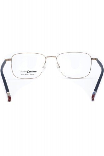 Etnia Barcelona - Occhiali da vista in metallo rettangolari per uomo oro -