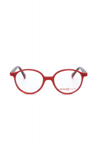 Etnia Barcelona - Occhiali da vista in celluloide tondi per bambini rosso - 2