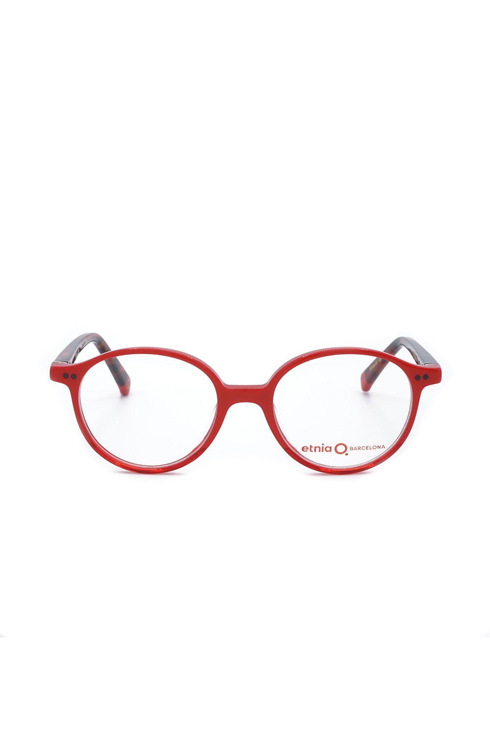 Etnia Barcelona - Occhiali da vista in celluloide tondi per bambini rosso -