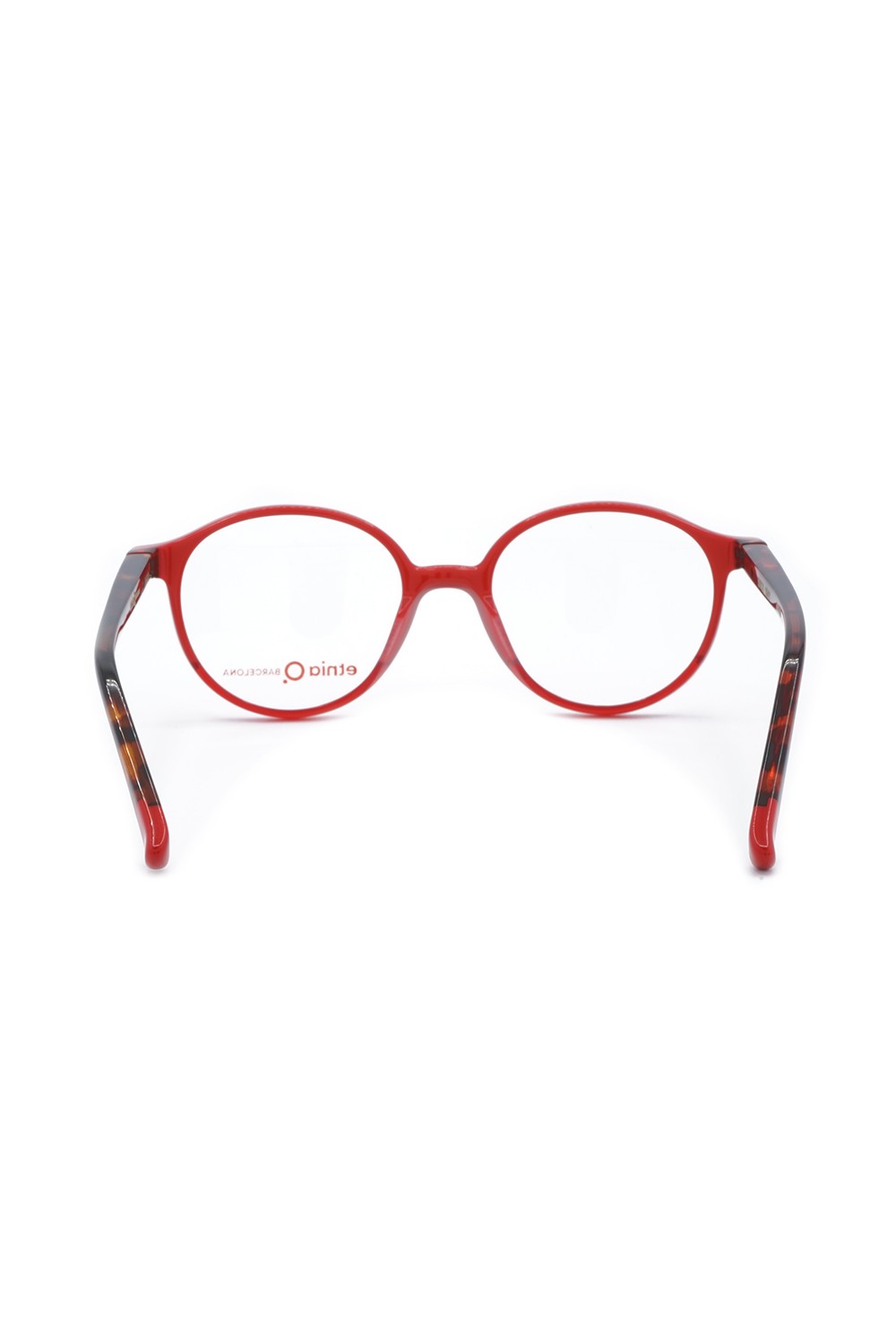 Etnia Barcelona - Occhiali da vista in celluloide tondi per bambini rosso -