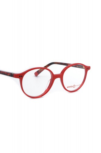 Etnia Barcelona - Occhiali da vista in celluloide tondi per bambini rosso -