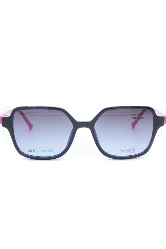 iGreen - Occhiali da vista in celluloide squadrati per donna con clip solare 2