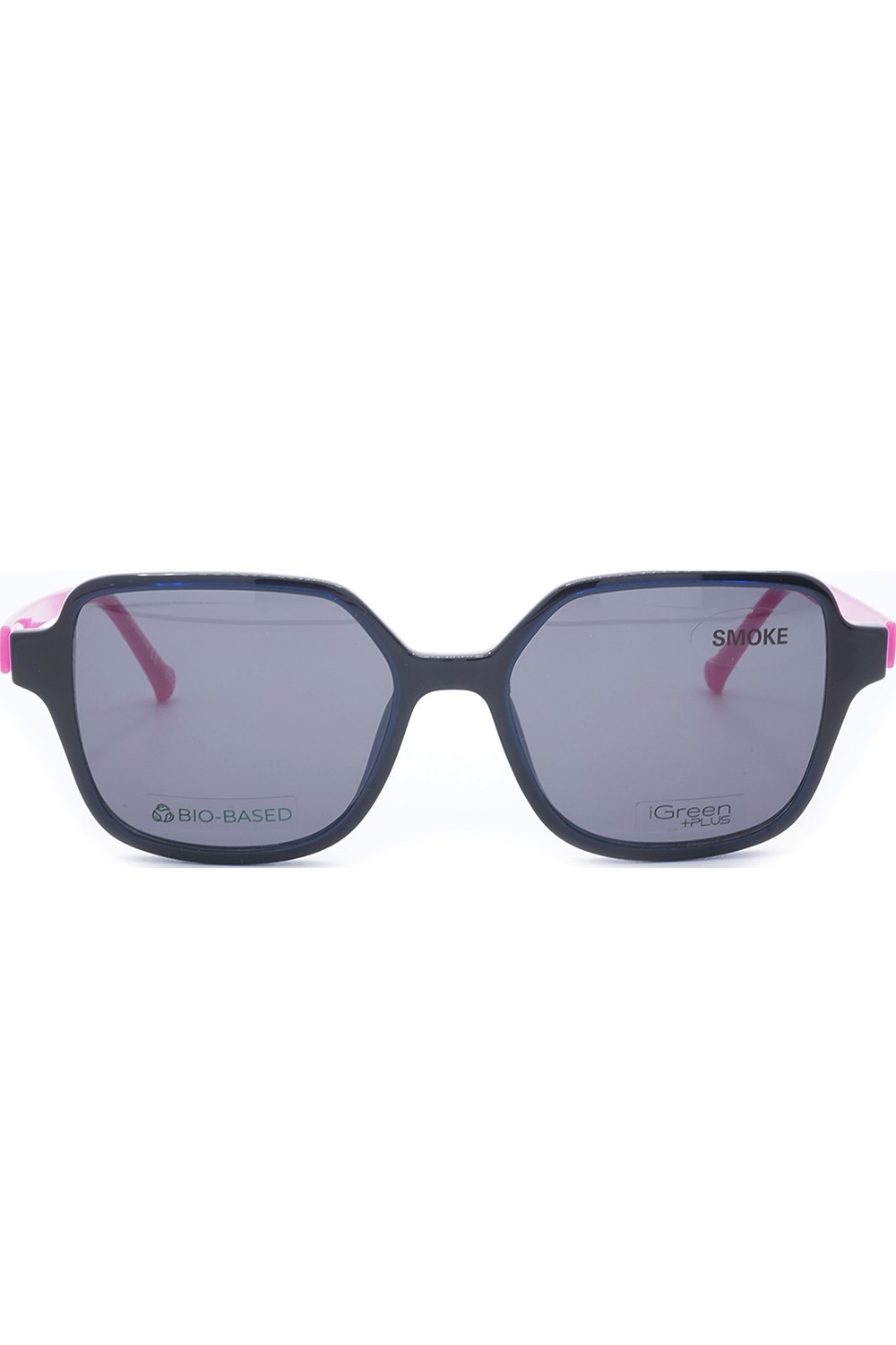 iGreen - Occhiali da vista in celluloide squadrati per donna con clip solare
