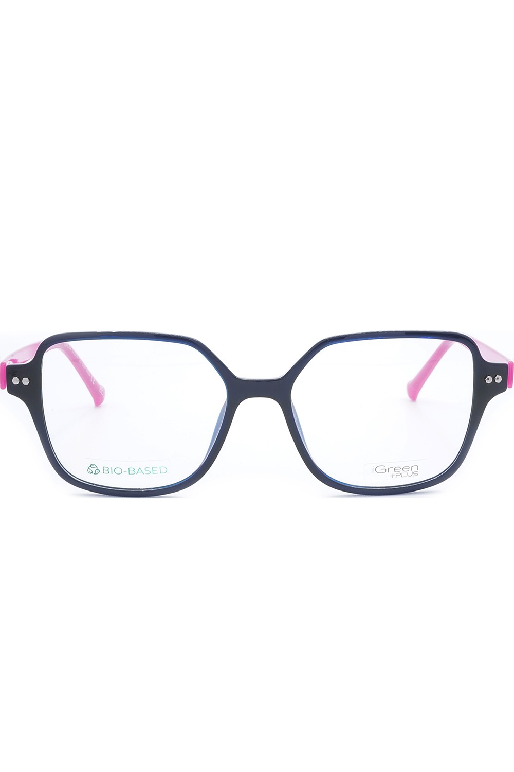 iGreen - Occhiali da vista in celluloide squadrati per donna con clip solare