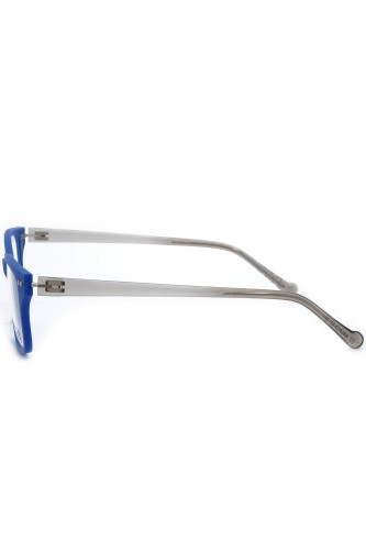 iGreen - Occhiali da vista in celluloide rettangolari unisex con clip solare