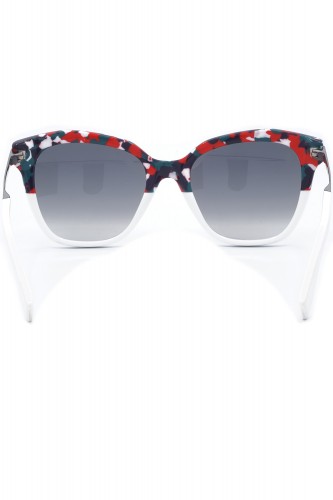 Fendi - Occhiali da sole in celluloide squadrati per donna fantasia - FF0089