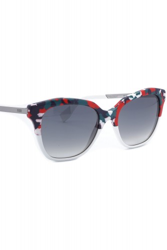 Fendi - Occhiali da sole in celluloide squadrati per donna fantasia - FF0089