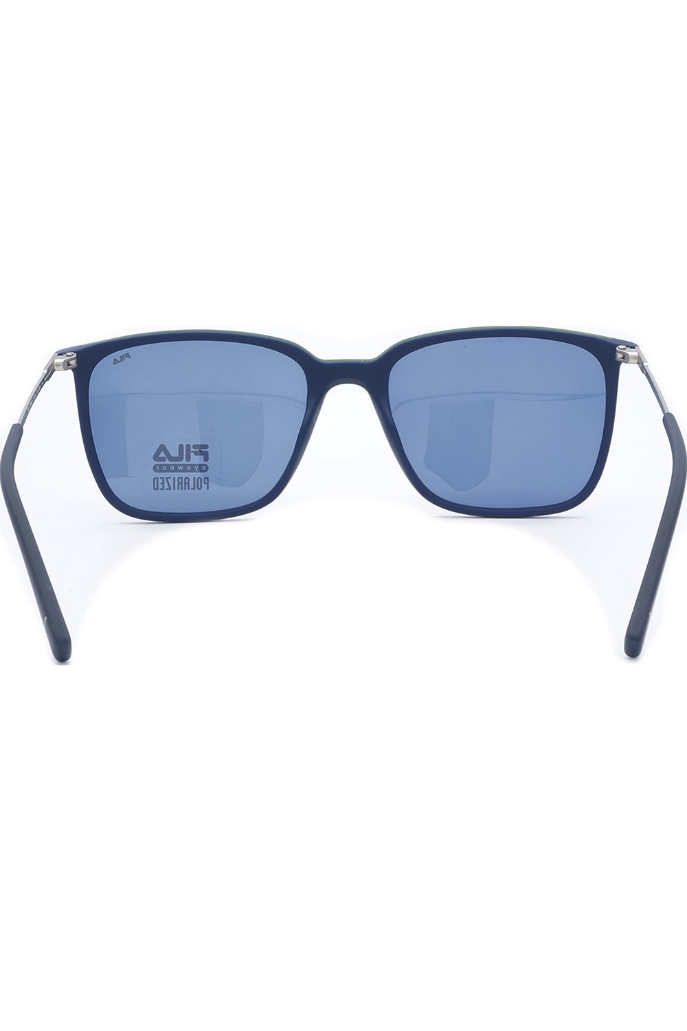 Fila - Occhiali da sole in celluloide squadrati unisex blu - SF9393 C03P