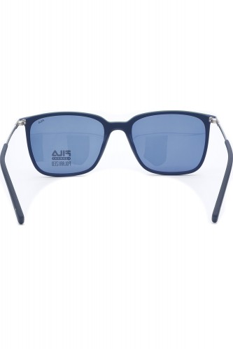 Fila - Occhiali da sole in celluloide squadrati unisex blu - SF9393 C03P