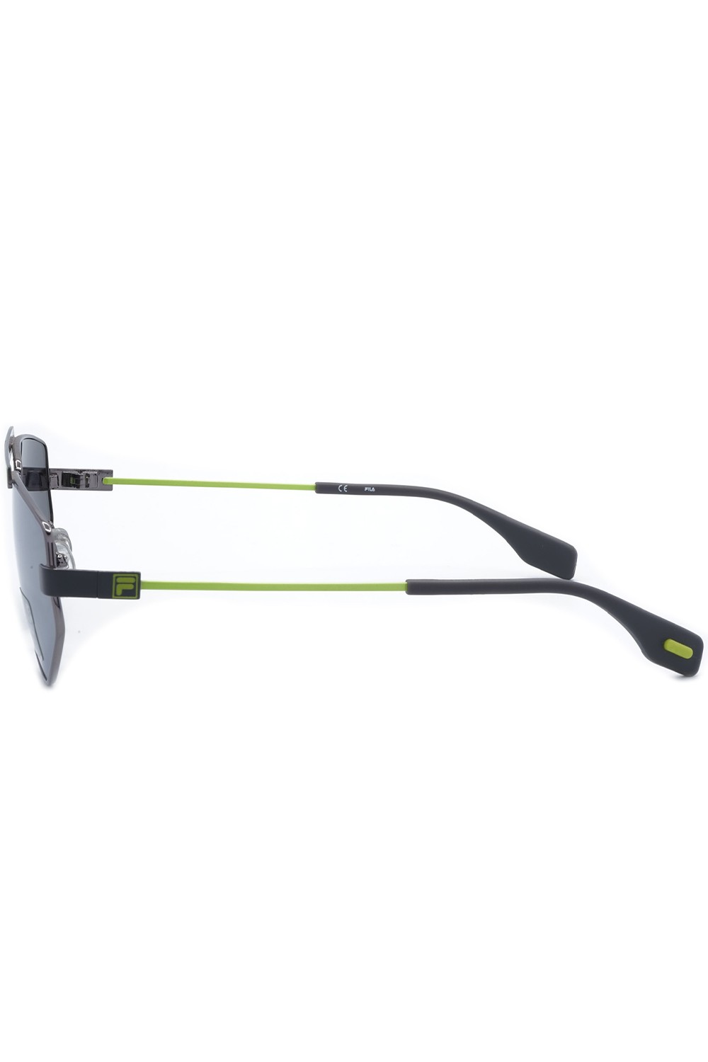 Fila - Occhiali da sole in metallo rettangolari unisex argento - SF9993 568P