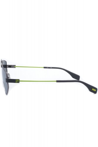 Fila - Occhiali da sole in metallo rettangolari unisex argento - SF9993 568P