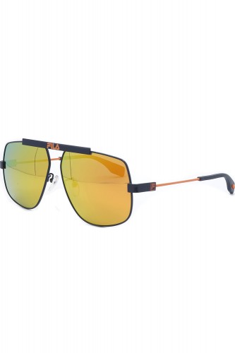 Fila - Occhiali da sole in metallo squadrati unisex blu - SF9994 C49P