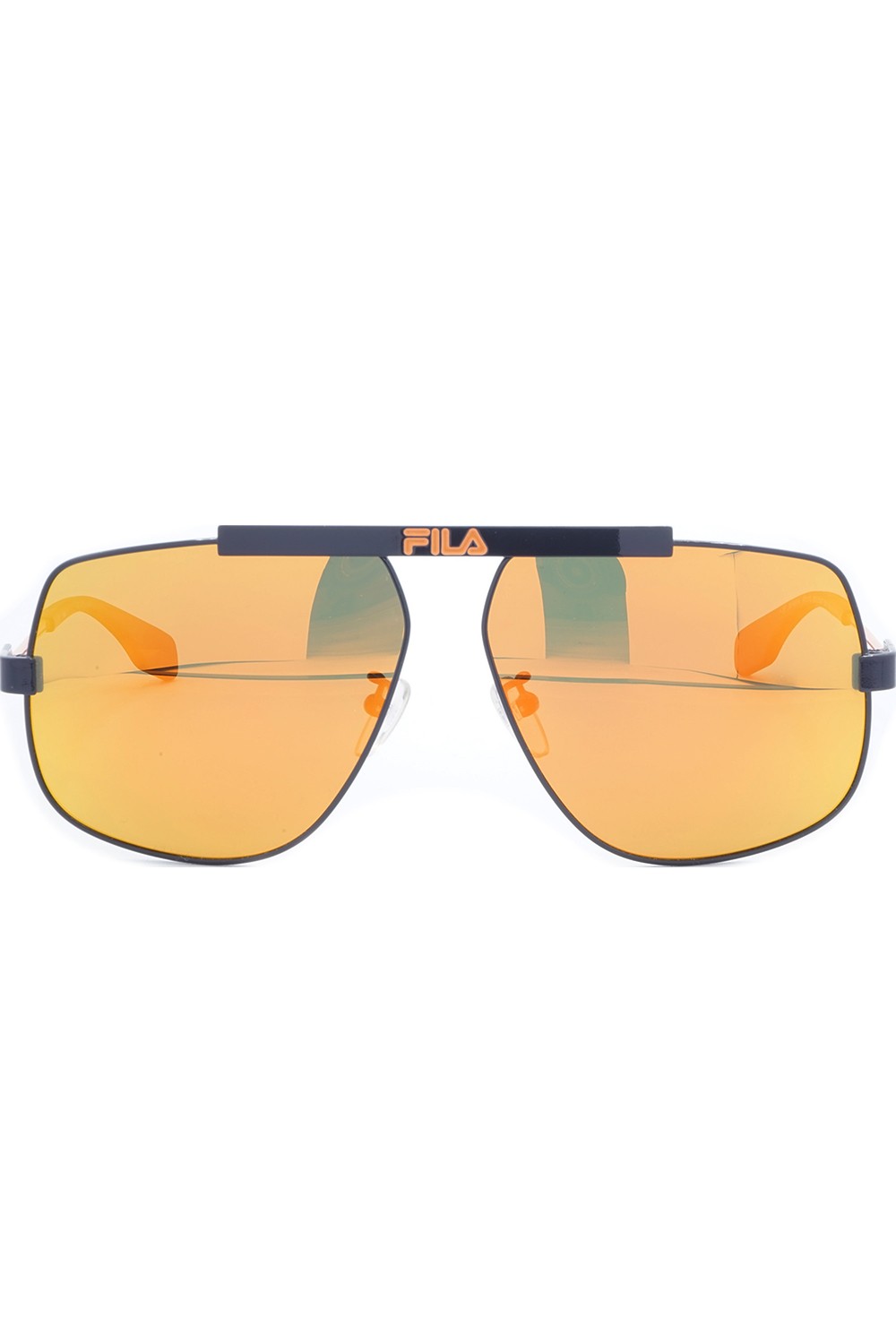 Fila - Occhiali da sole in metallo squadrati unisex blu - SF9994 C49P