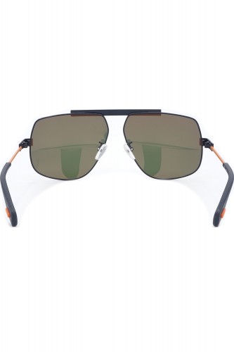 Fila - Occhiali da sole in metallo squadrati unisex blu - SF9994 C49P