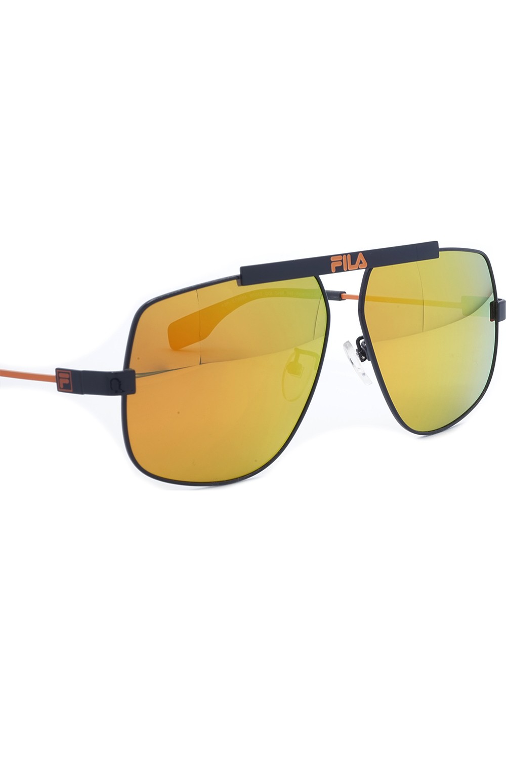 Fila - Occhiali da sole in metallo squadrati unisex blu - SF9994 C49P