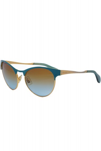 Miu Miu - Occhiali da sole in metallo cat eye per donna oro - SMU50O NAD-1F0