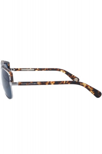 Marc Jacobs - Occhiali da sole in celluloide squadrati per uomo tartarugato -