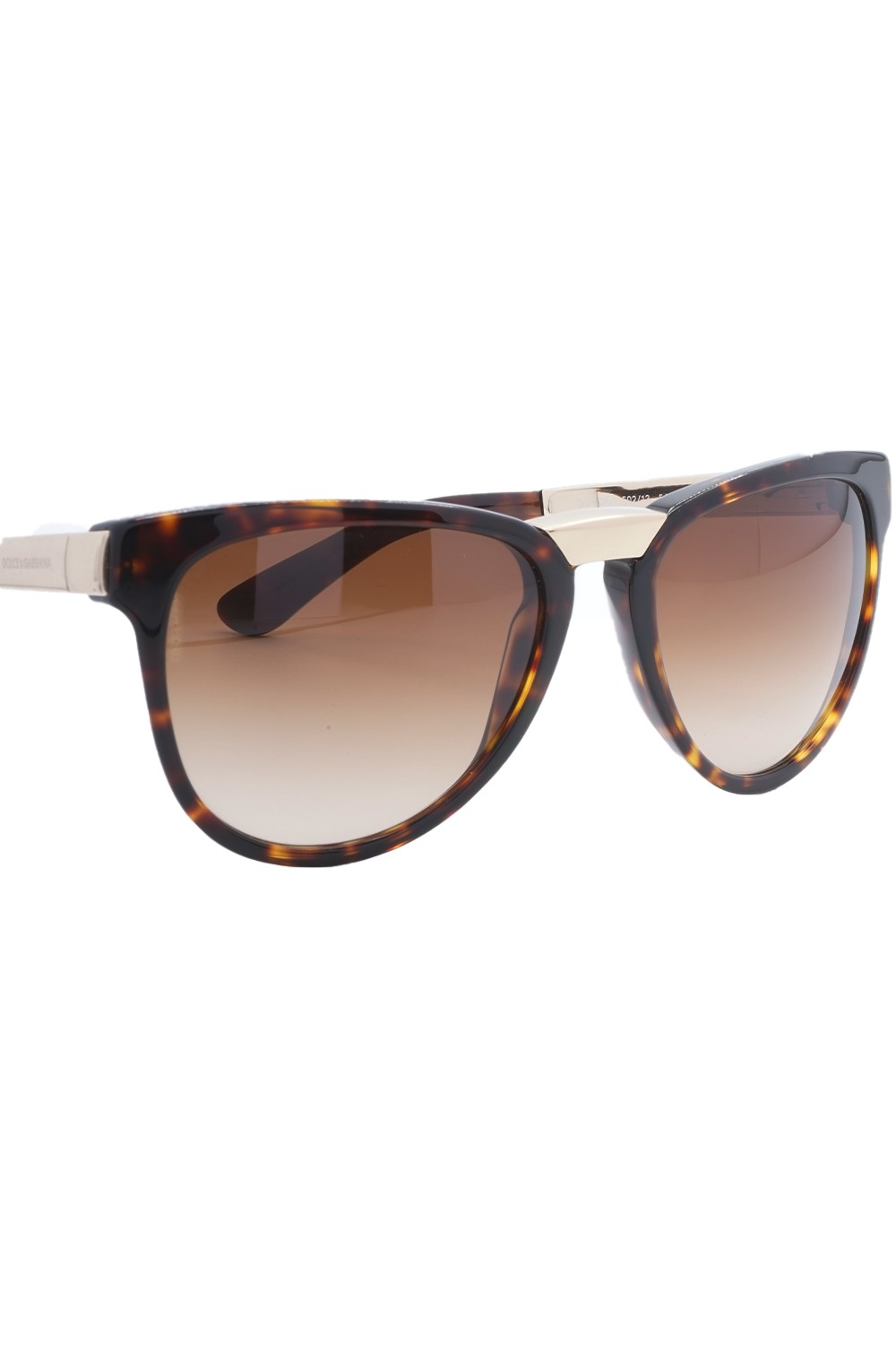 Dolce&Gabbana - Occhiali da sole in celluloide a goccia unisex tartarugato -