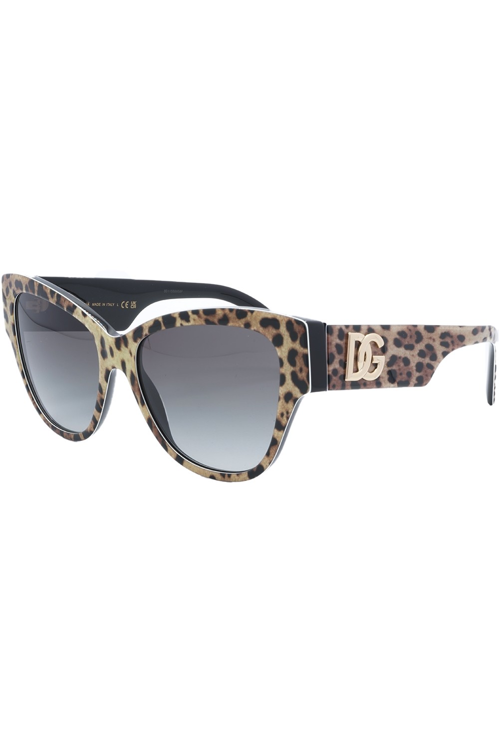 Dolce&Gabbana - Occhiali da sole in celluloide cat eye per donna animalier -