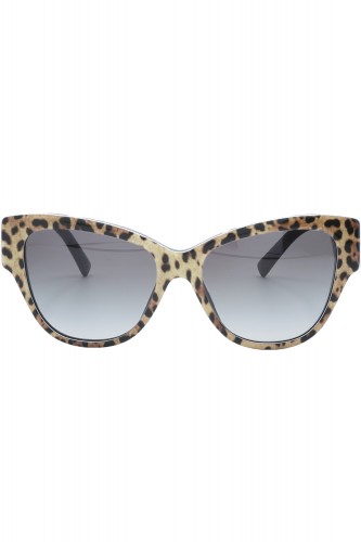 Dolce&Gabbana - Occhiali da sole in celluloide cat eye per donna animalier - 2