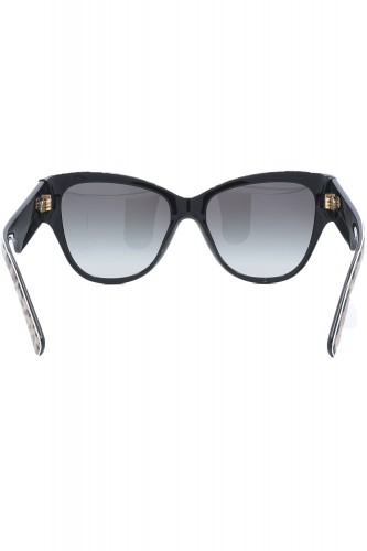 Dolce&Gabbana - Occhiali da sole in celluloide cat eye per donna animalier -