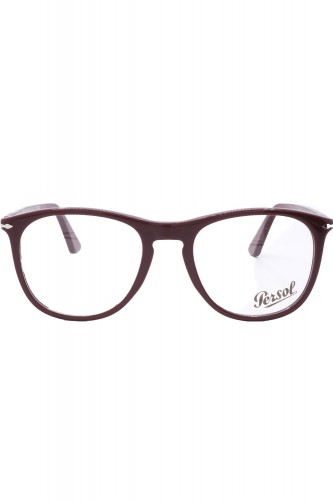Persol - Occhiali da vista in celluloide squadrati per uomo bordeaux - 3314V 2