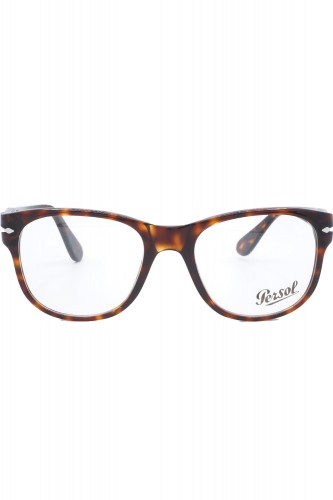 Persol - Occhiali da vista in celluloide squadrati per uomo tartarugato - 3312V 2
