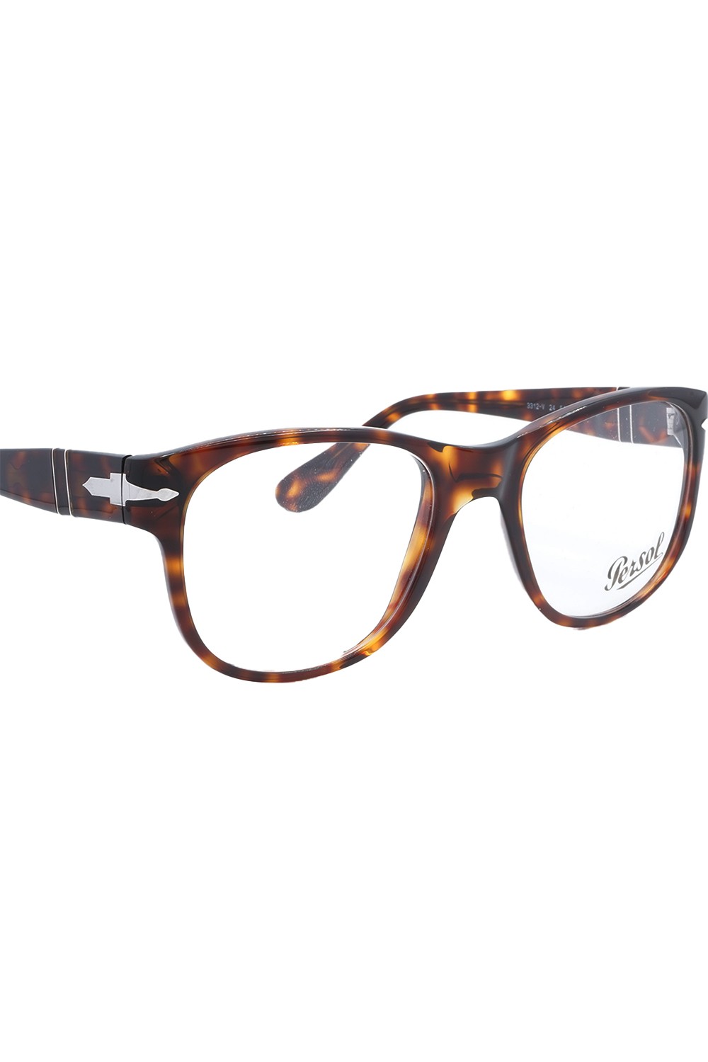 Persol - Occhiali da vista in celluloide squadrati per uomo tartarugato - 3312V