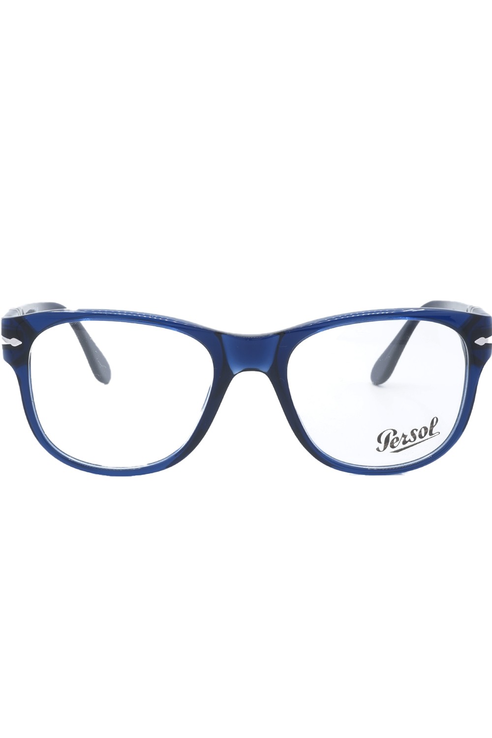 Persol - Occhiali da vista in celluloide squadrati per uomo blu - 3312V 181