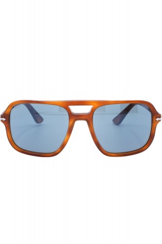 Persol - Occhiali da sole in celluloide squadrati per uomo tartarugato - 3328S 2