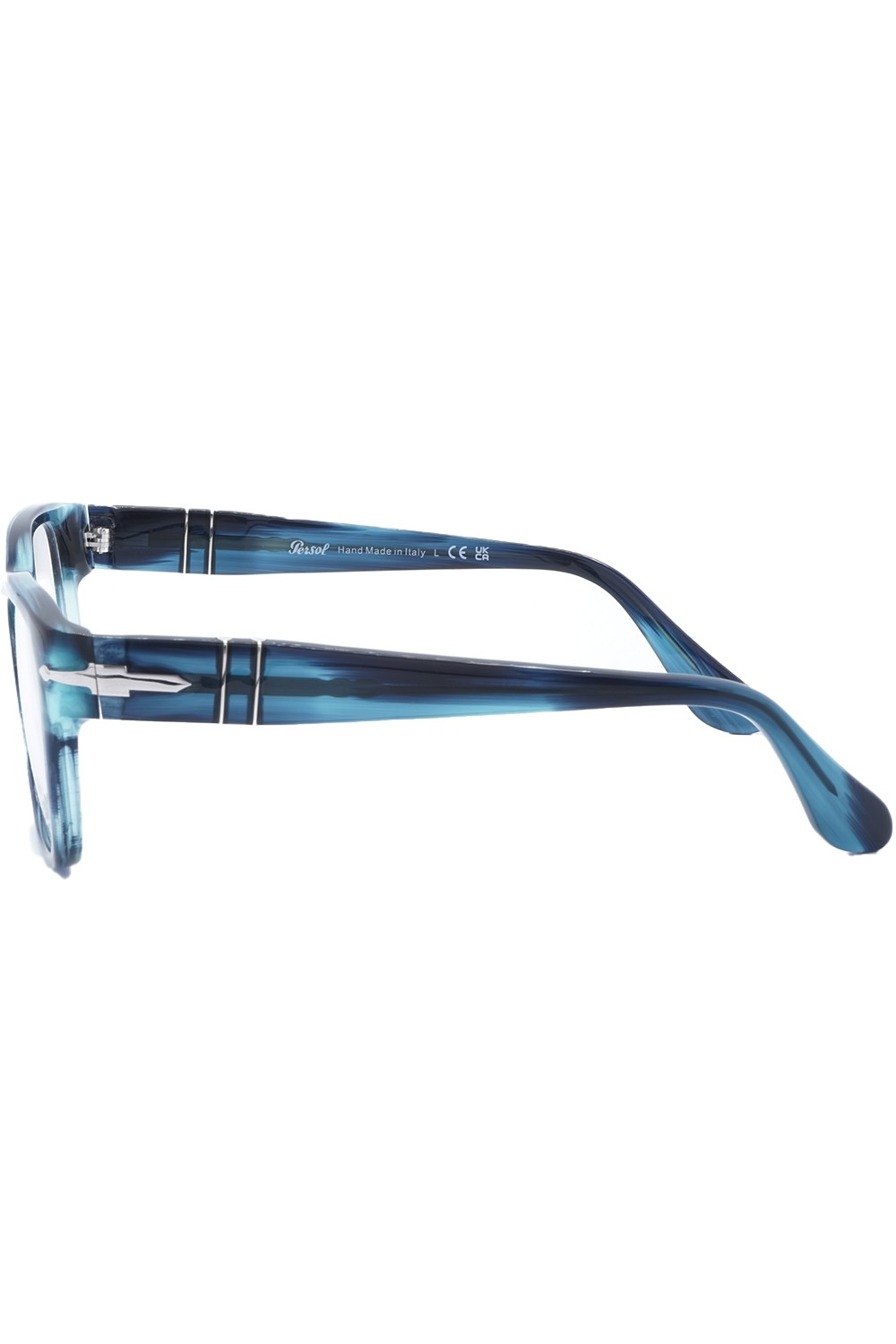 Persol - Occhiali da vista in celluloide squadrati per uomo blu - 3334V 1193