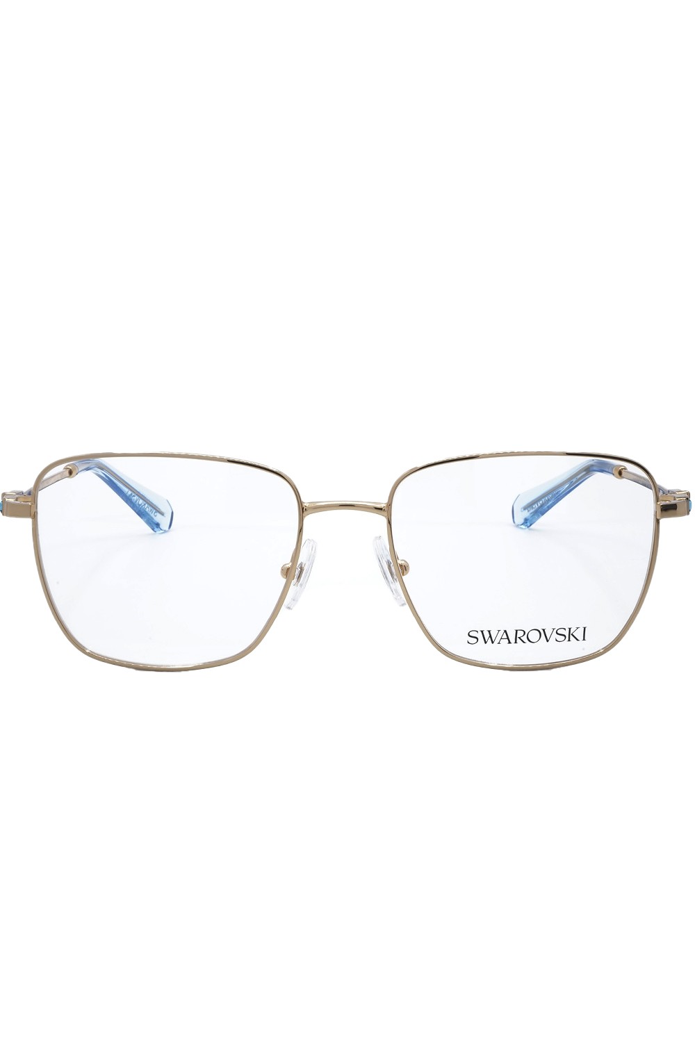 Swarovski - Occhiali da vista in metallo squadrati per donna oro - SK1003 4021