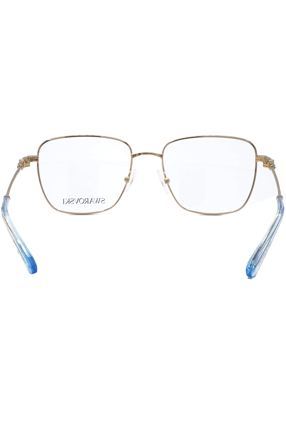 Swarovski - Occhiali da vista in metallo squadrati per donna oro - SK1003 4021