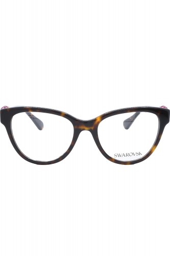 Swarovski - Occhiali da vista in celluloide cat eye per donna tartarugato - 2