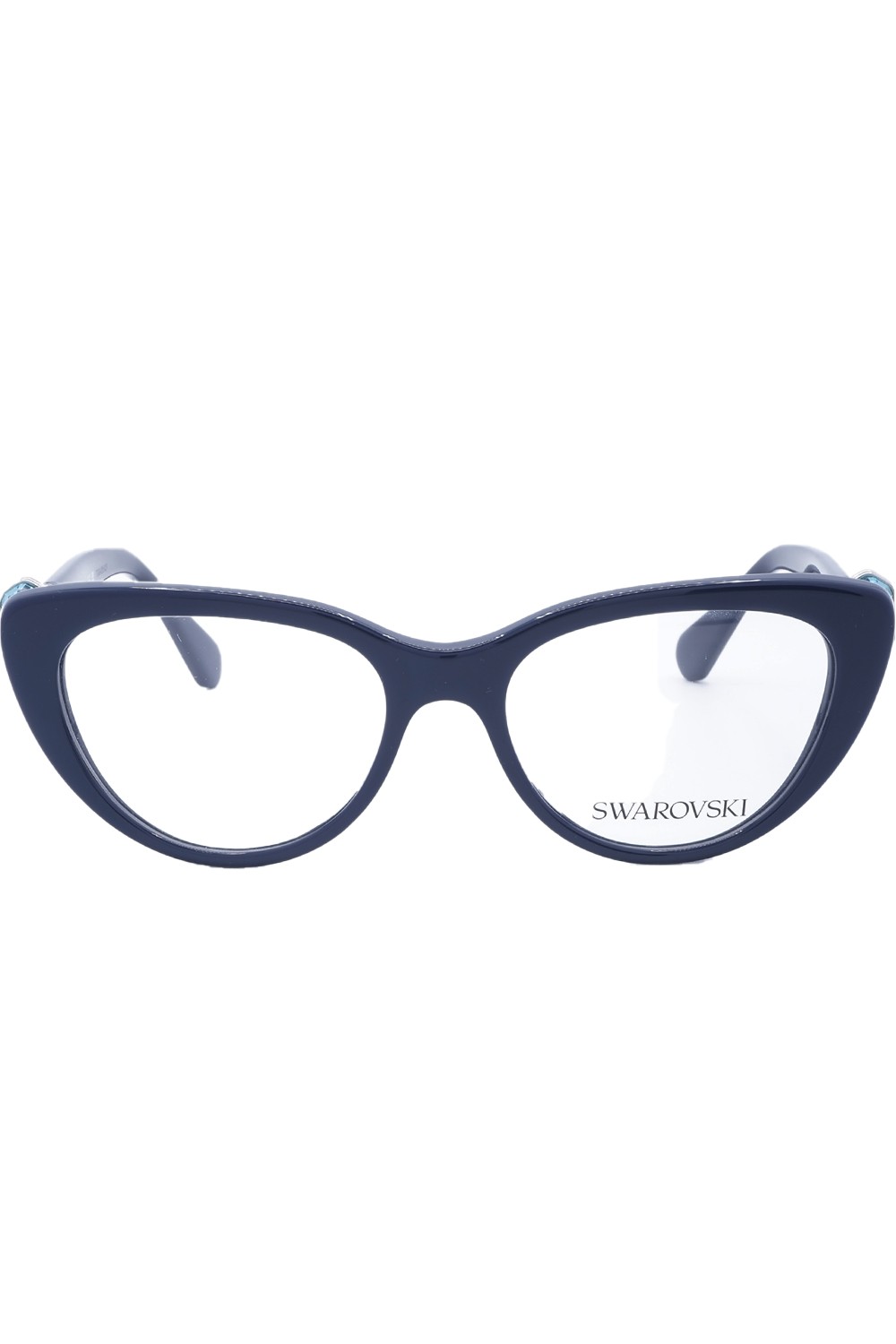 Swarovski - Occhiali da vista in celluloide cat eye per donna blu - SK2005 1004