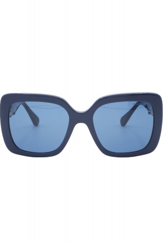 Swarovski - Occhiali da sole in celluloide a farfalla per donna blu - SK6001 2