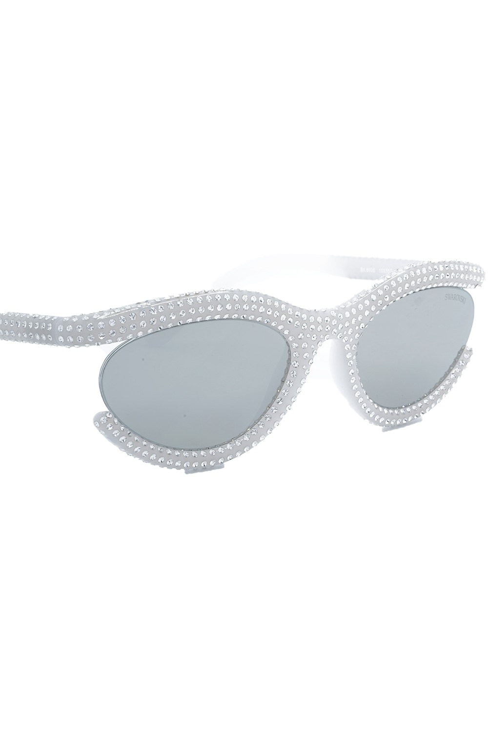 Swarovski - Occhiali da sole in celluloide ovali per donna bianco - SK6006