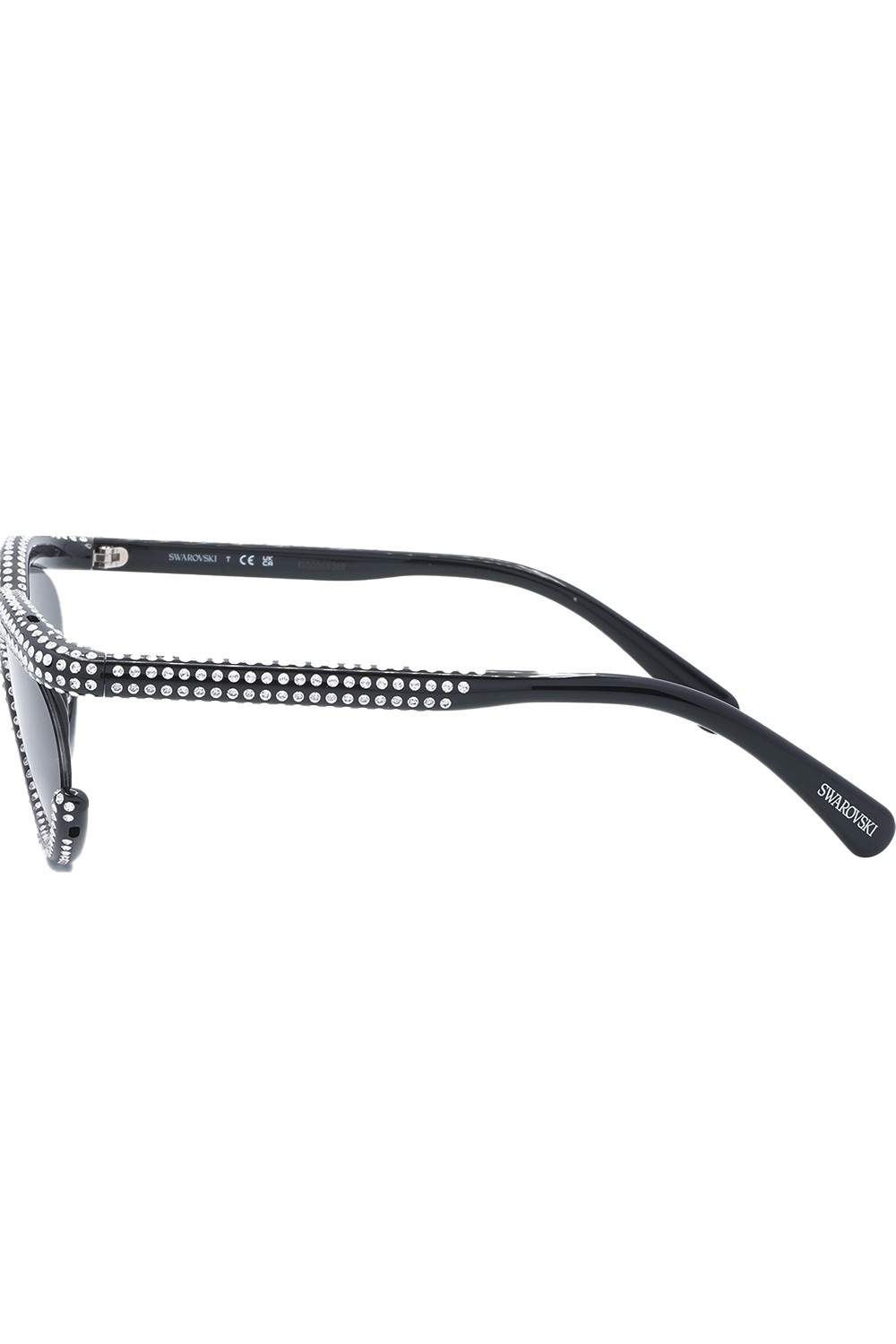 Swarovski - Occhiali da sole in celluloide ovali per donna nero - SK6006 100187