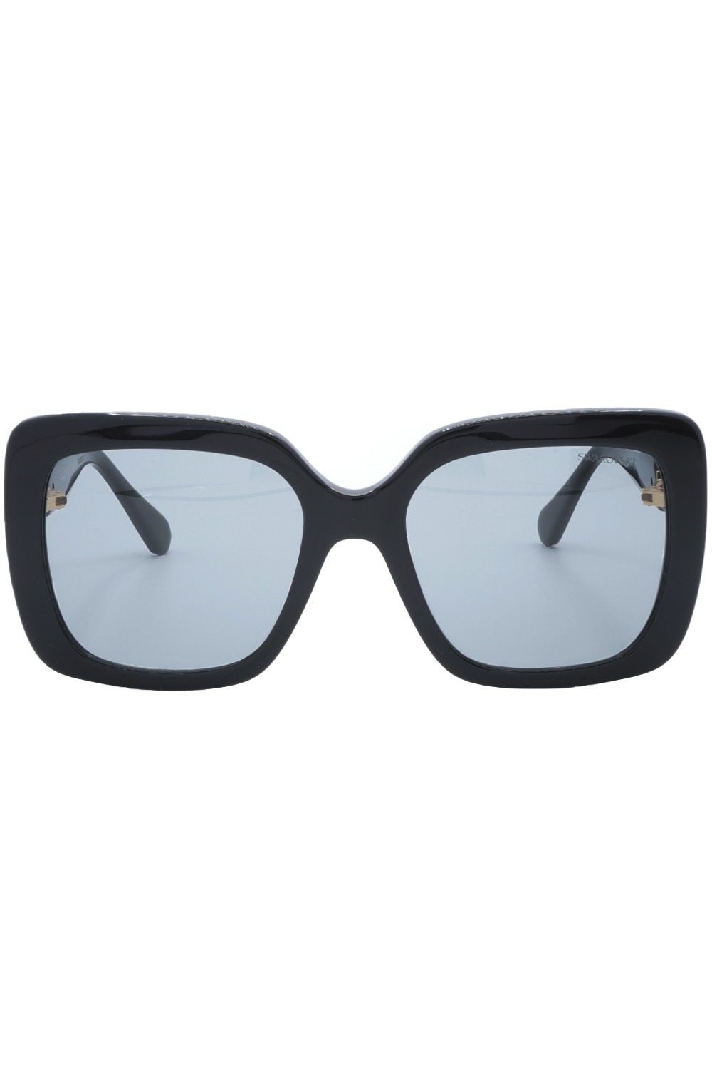 Swarovski - Occhiali da sole in celluloide a farfalla per donna nero - SK6001