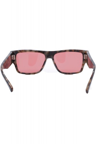 Dolce&Gabbana - Occhiali da sole in celluloide rettangolari per uomo nero -