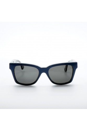 Retrosuperfuture - Occhiali da sole in celluloide squadrati per uomo blu - T86 2