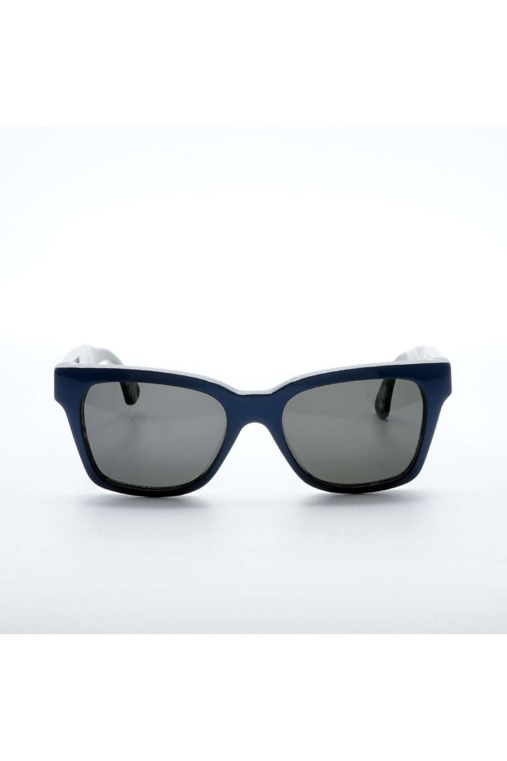 Retrosuperfuture - Occhiali da sole in celluloide squadrati per uomo blu - T86