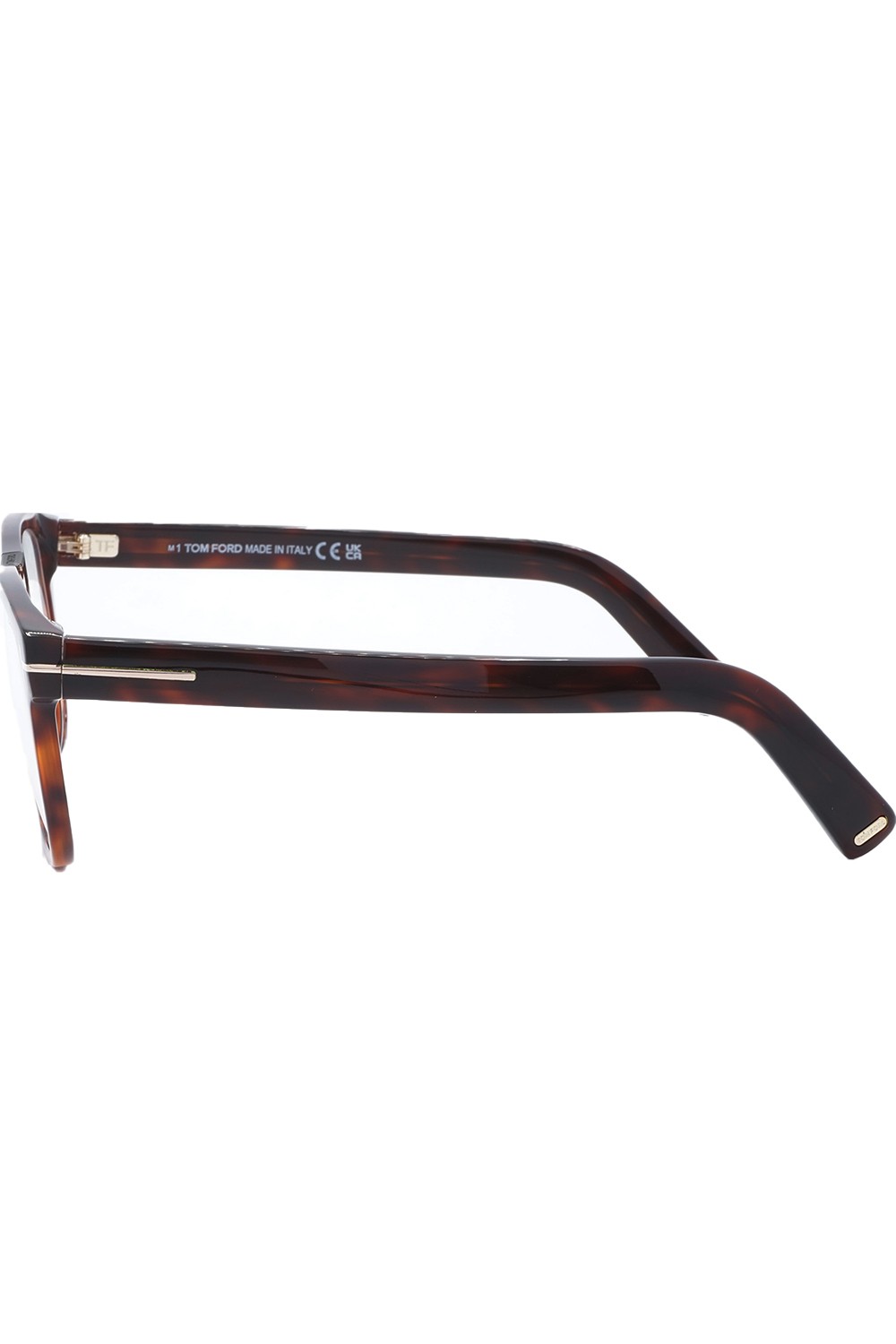 Tom Ford - Occhiali da vista in celluloide squadrati unisex tartarugato -