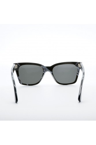 Retrosuperfuture - Occhiali da sole in celluloide squadrati per uomo blu - T86