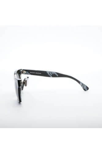 Retrosuperfuture - Occhiali da sole in celluloide squadrati per uomo blu - T86