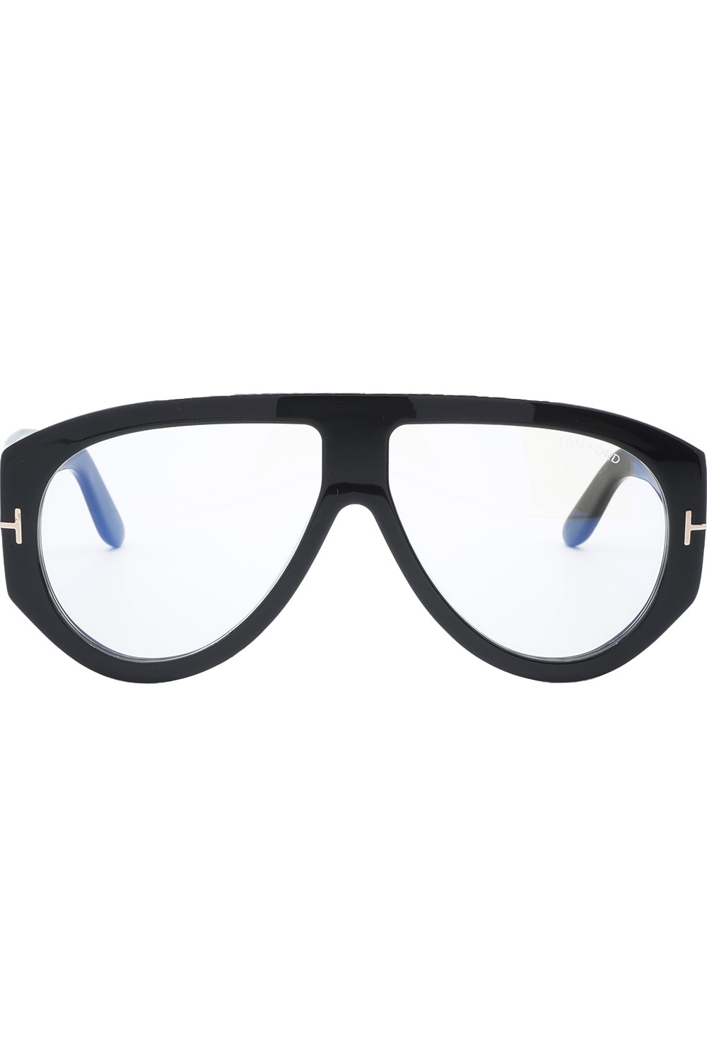 Tom Ford Occhiali da vista in celluloide a goccia unisex nero Ottica Lombardi