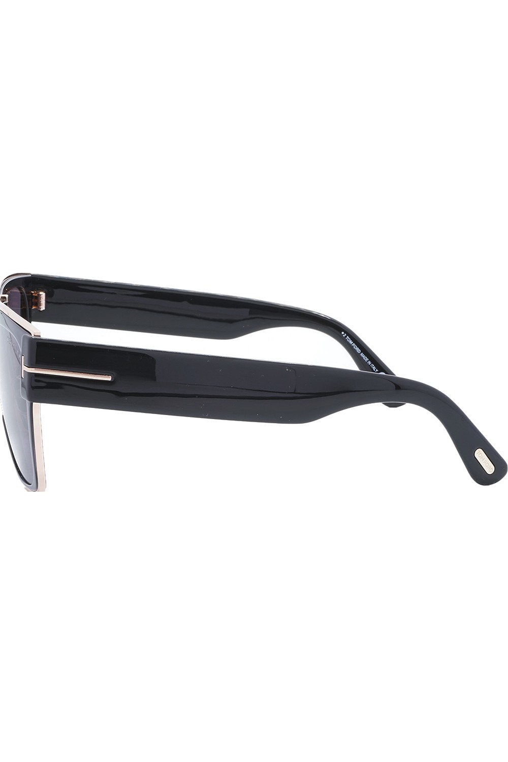 Tom Ford - Occhiali da sole in celluloide squadrati per uomo nero - TF1073 01A