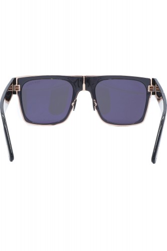 Tom Ford - Occhiali da sole in celluloide squadrati per uomo nero - TF1073 01A