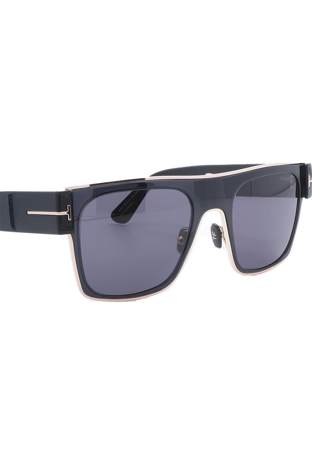 Tom Ford - Occhiali da sole in celluloide squadrati per uomo nero - TF1073 01A
