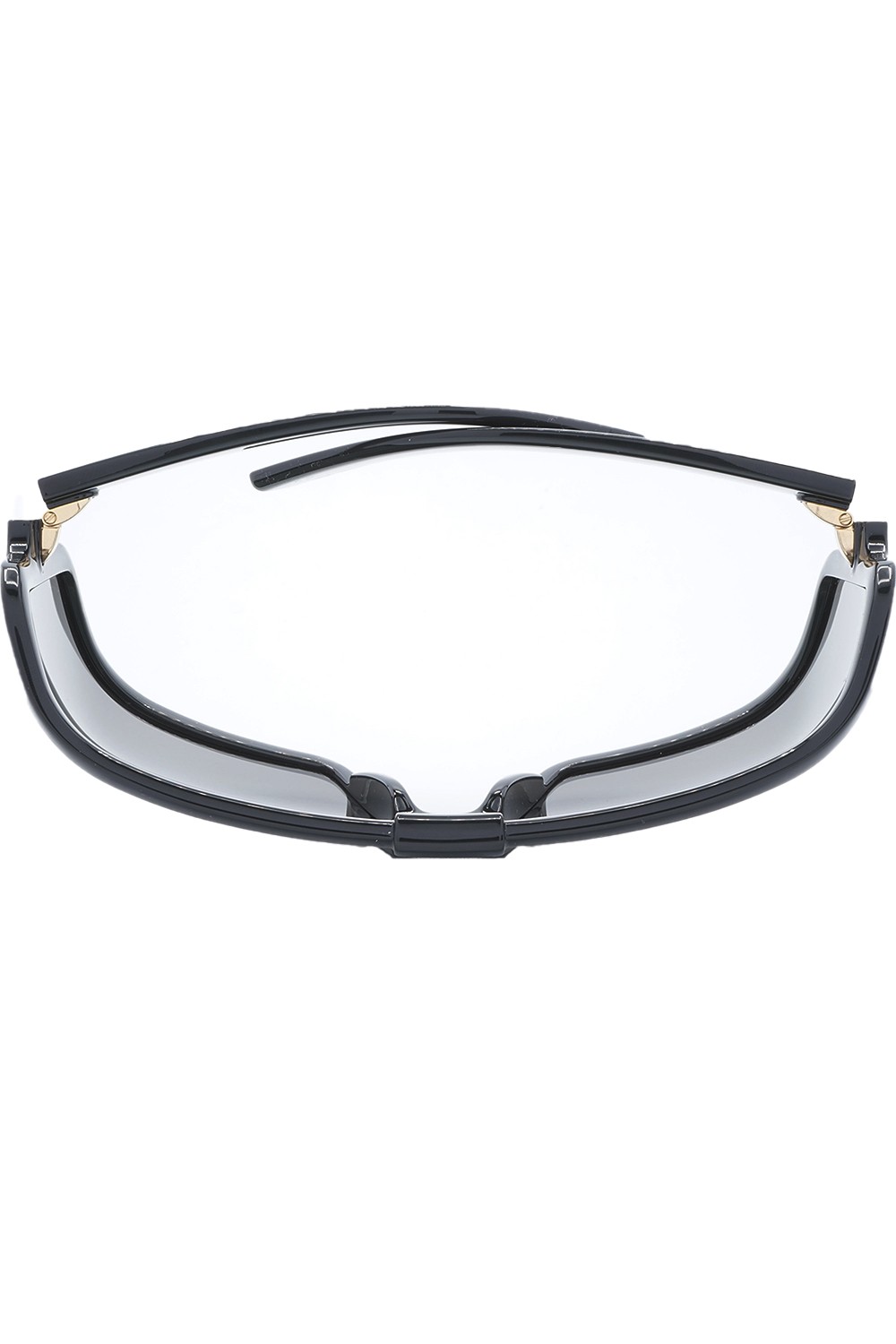 Tom Ford - Occhiali da sole in celluloide squadrati a mascherina unisex nero -